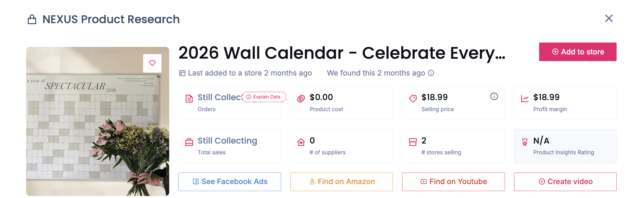 Transparent acrylic wall calendars or boards